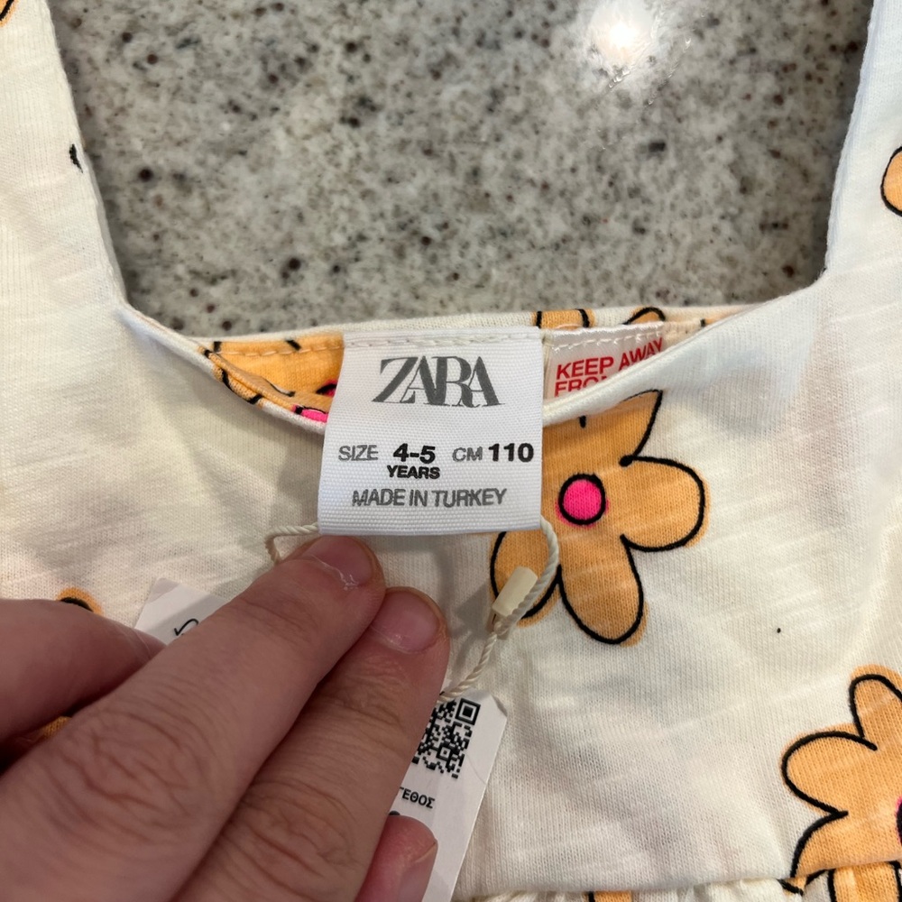 NWT! Zara outfit matching set little girl size 4-5 - Picture 5 of 5